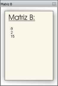 matriz b